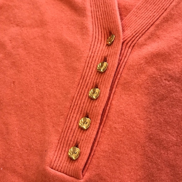 Orange Cashmere Sweater - Picture 3 of 16